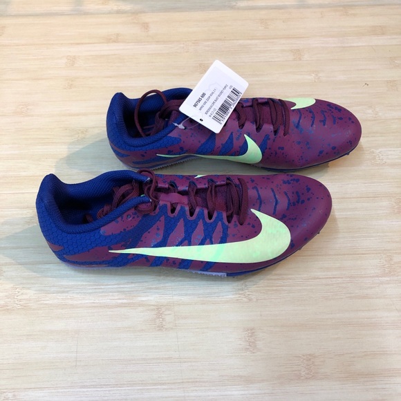 Nike Zoom Rival S 9 Bordeaux/Lime Purple Wmns 8 - Picture 2 of 6